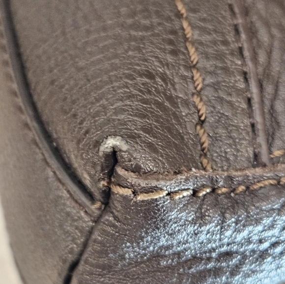 The Sak Women's Lucia Brown  Leather Multipockets Adj Strap Crossbody Handbag - Picture 7 of 16